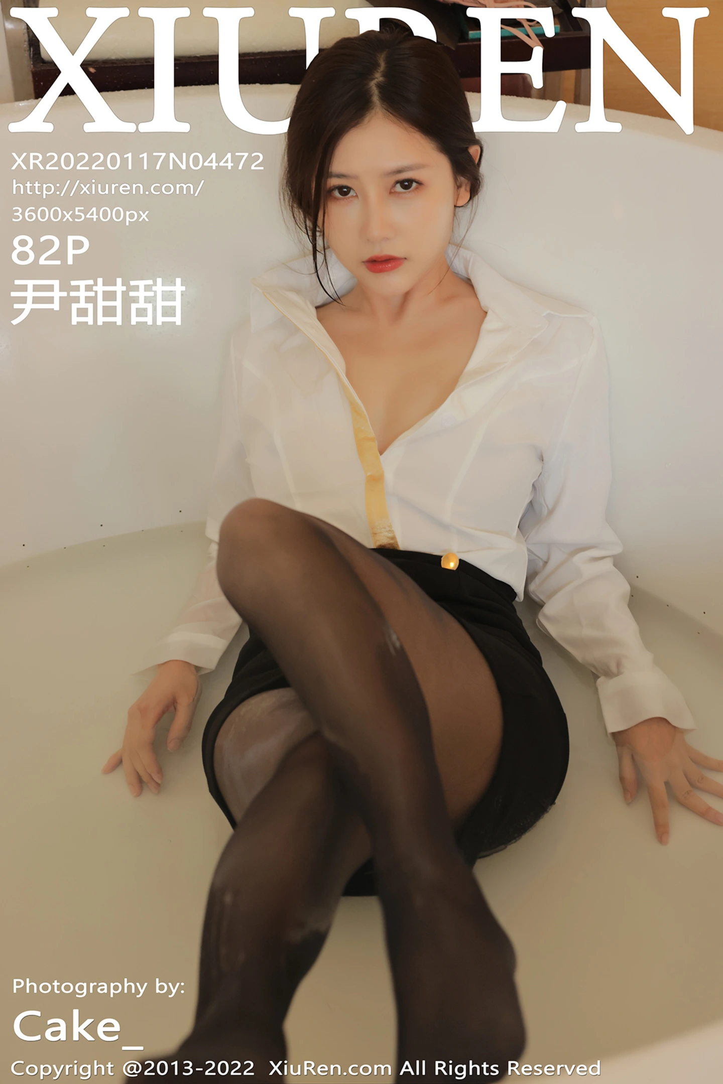 [XiuRen秀人网]No.4472_模特尹甜甜三亚旅拍浴室薄透衬衫配无内黑丝湿身惹火诱惑写真82P-秀人网 - XiuRen.Space
